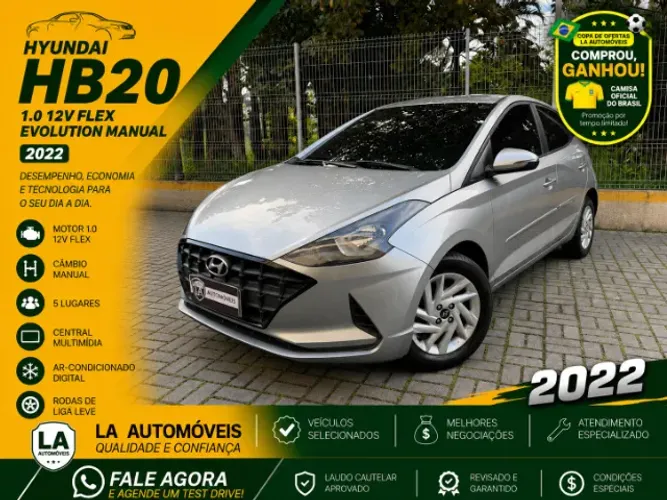 Hyundai HB20 Evolution 1.0 Flex 12V MEC 2022