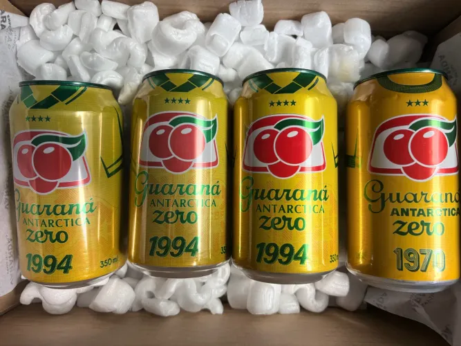 Guaraná Antártica Colecionador 1970 e 1994