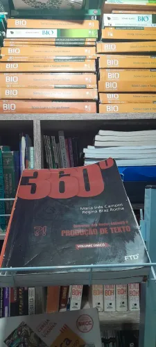 Livro 360°.PRODUÇÃO DE TEXTO/REDAÇÃO. Somente o livro volume único 
