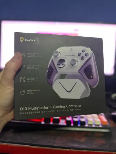 Controle Sem Fio Easy D10 Multi Plataforma Completo Semi Novo Na Caixa