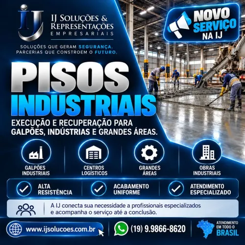 Pisos Industriais - Execução e Recuperação para Galpões