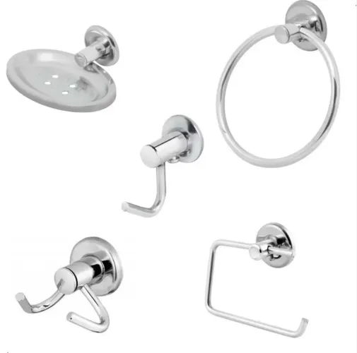 Conjunto para banheiro com suporte