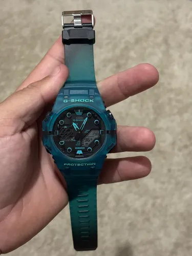 Relógio Casio G-Shock GA-B001-2A Verde transparente 