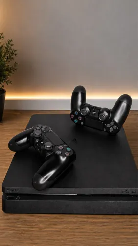 PS4 Slim 1TB + 2 Controles Originais + 8 Jogos ?