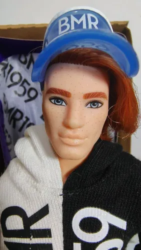 Boneca Barbie Signature Collector BMR1959 GPF17 GNC49 Second Wave Ken Ruivo RARO - Mattel
