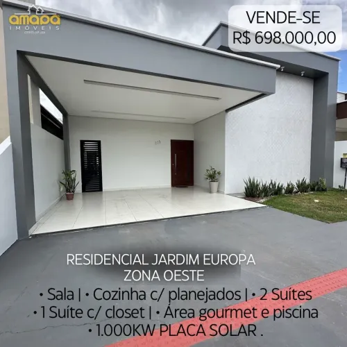 Vendo Casa Jardim Europa