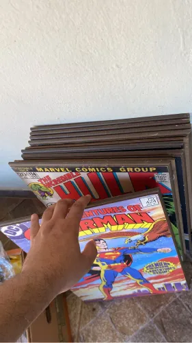Quadros originais, DC e Marvel!