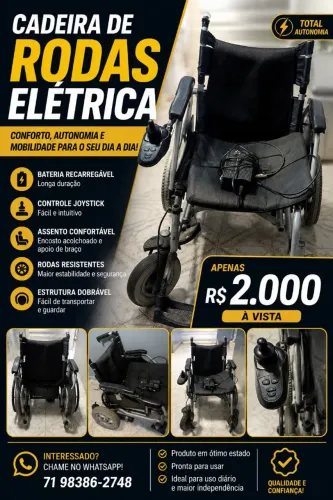 Cadeira de rodas elétrica