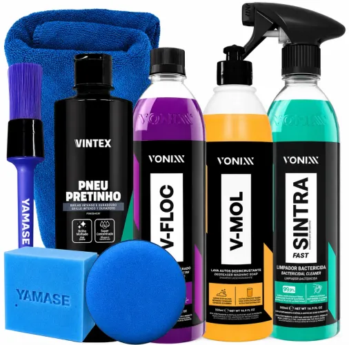 Kit Vonix Para Limpeza Automotiva
