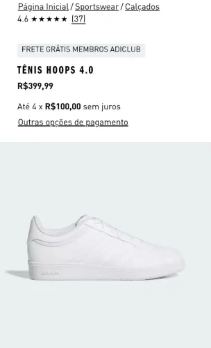 Tênis Adidas 33 - venda ou troca por 35