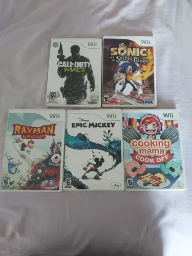 Lote de jogos de Nintendo Wii