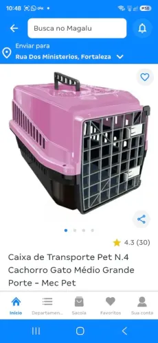 Casinha transportadora para gatos n2