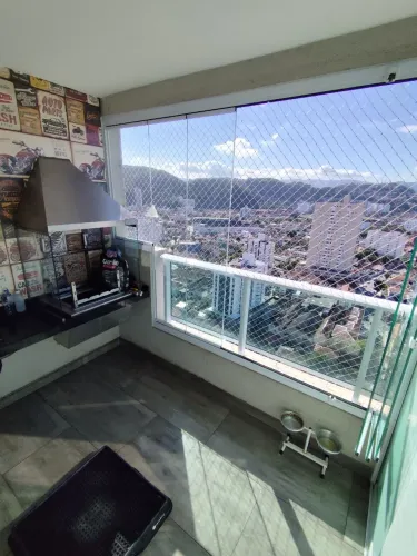 Apartamento 63m² no 25º andar | Quality House Ana Costa | Lazer completo em Santos