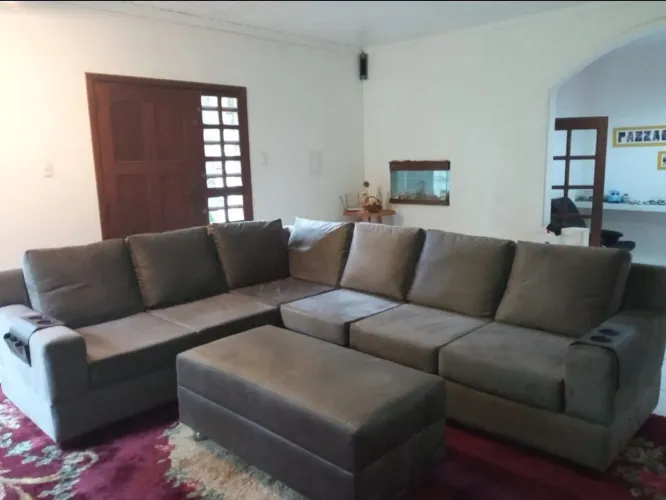 Sofá em suede 3,00mt por 2,44mt