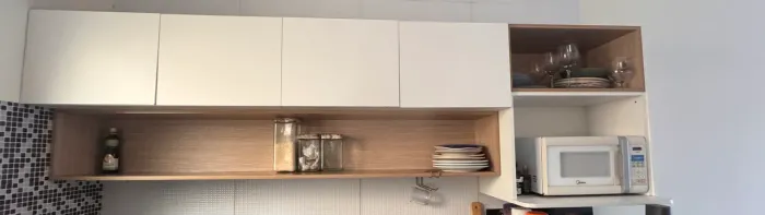 Armário de cozinha suspenso- sob medida