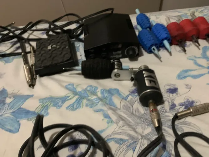 Maquina de tatuagem X13 com pedal