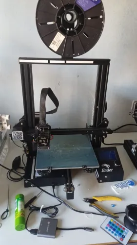 impressora 3d Ender 3 Com sprite extruder