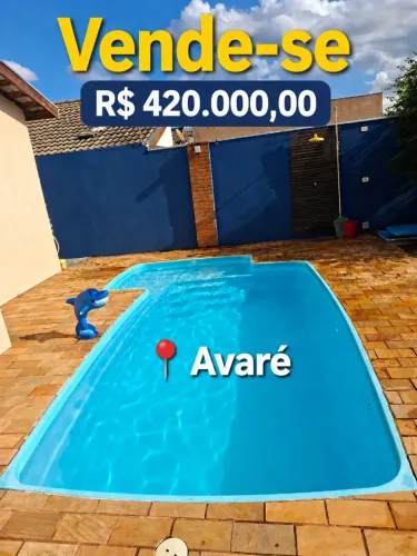 Vende-se Casa com Piscina no São Rogério em Avaré