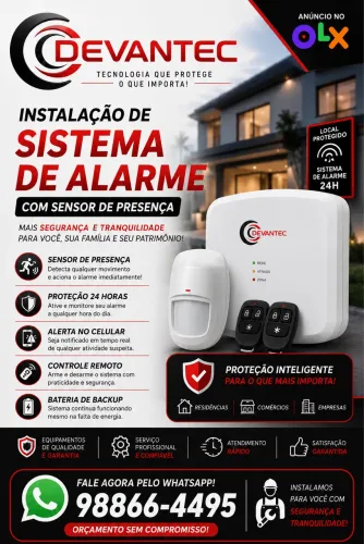 ? Instalação de Sistema de Alarme com Sensor de Presença