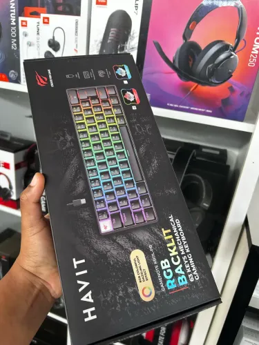 Teclado Mecânico HAVIT Switch Vermelha 
