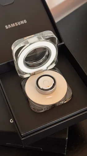 SAMSUNG RING prata tamanho 8