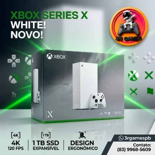 Xbox Series White Lacrado