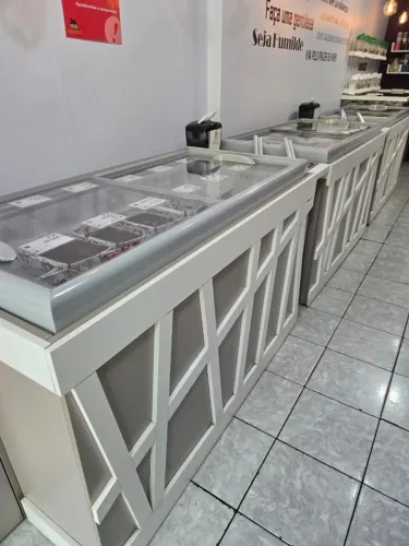 Vendo Buffet Completo para sorveteria, açai e afins. Obs: produtos consumo não incluidos.