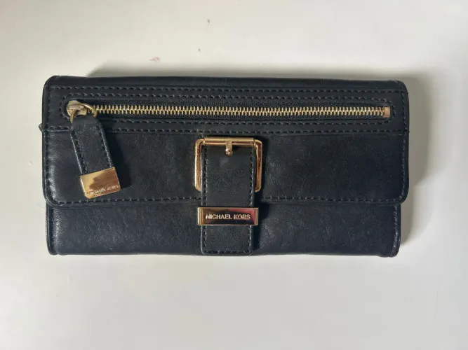 Carteira Michael Kors Preta Original Estilo Clutch