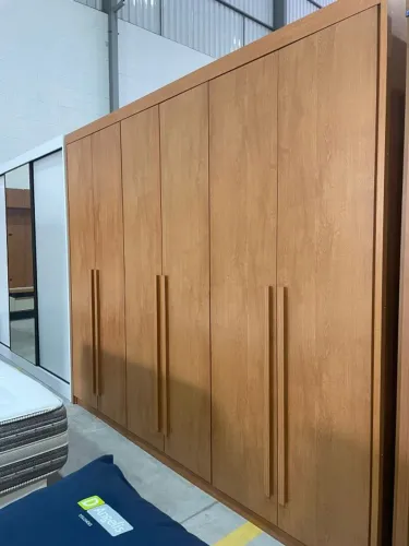 GUARDA ROUPA 6 PORTAS 100% MDF (NOVO)