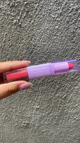 Batom matte Ruby Rose Mood 2em1 cor coral 