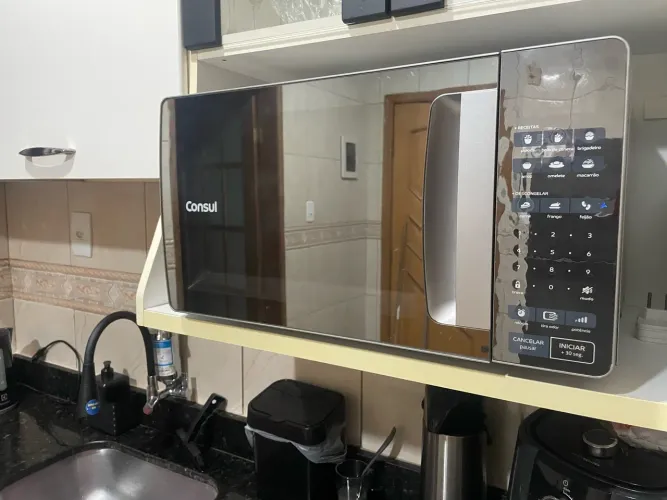 Microondas cônsul aço inox! 