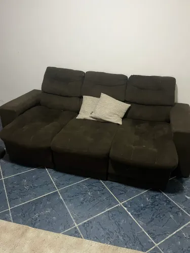 Sofá reclinável