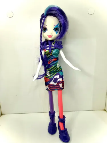 (Promoção) Rarity My Little Pony Equestria Girls Rainbow Rocks Dress Up 2014 Hasbro