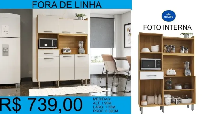 Armario - cozinha - completo - compre hoje e receba em até 72 horas 