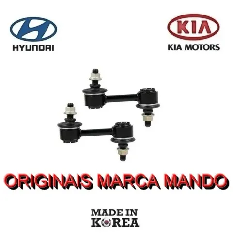 Par Bieletas Originais Fábrica Mando Hyundai Traseira Azera Importado Korea 2006 / 2011