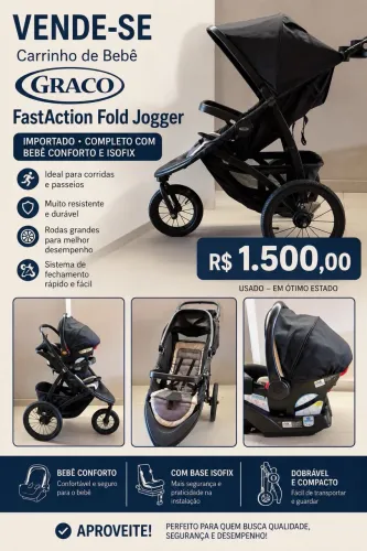 Carrinho de Bebe GRACO
