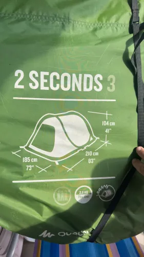 Barraca Camping Quechua 2 Segundos 3 pessoas