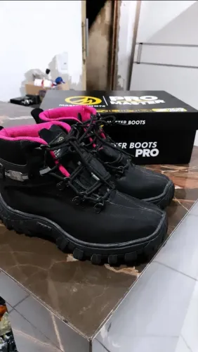 Bota bico pvc feminina tamanho 35 usada 1 única vez