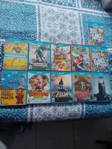 Lote de jogos Nintendo Wii U