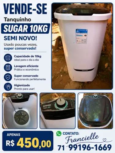 VENDE-SE TANQUINHO SEMI-NOVO 