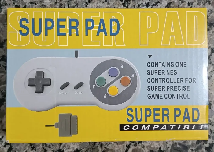 Controle Super Nintendo Com Fio de 1,5 metros