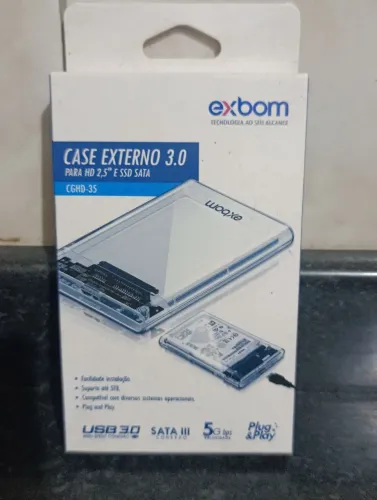 Case para HD ou SSD sata
