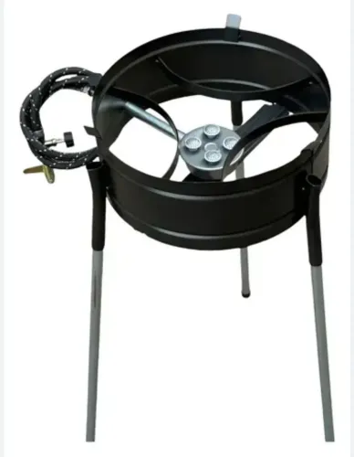 Fogareiro de ferro para tacho rio preto