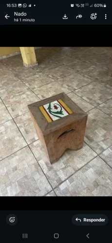 Vendo 10 banquetas madeira maciça, peroba rosa