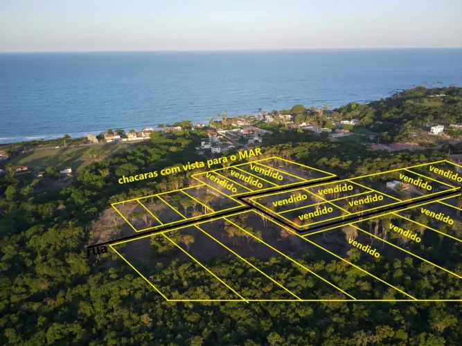 Chacaras de 1200m2 com vista para o MAR, exclusividade em praia formosa ao lado do SESC. F
