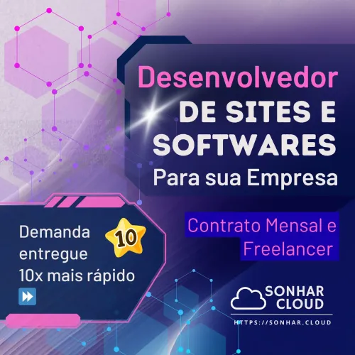 Desenvolvedor Fullstack Sênior Softwares Aplicativos e Sites - Traga sua idéia ou contrate