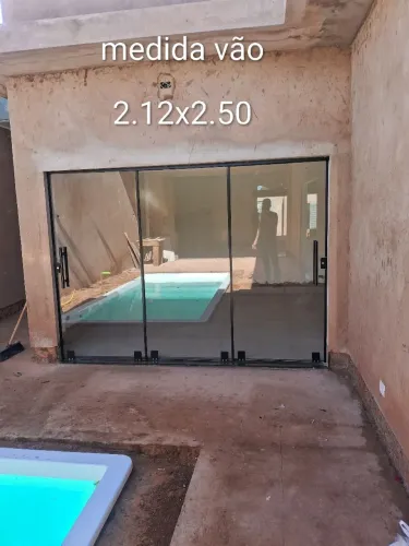 Porta blindex deslizante 