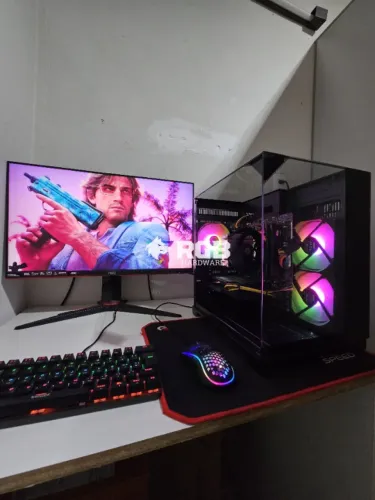 PC Gamer Ryzen 5 5600 RTX4060 8GB DDR4 16GB NVMe 500GB