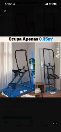 Aparelho de Ginástica Simulador de Escada - Aluí Fitness