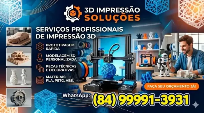 Peças, Protótipos, Decoração e Conserto